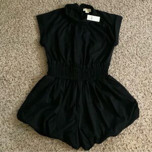 Maeve Cap-Sleeve Bloomer Romper. Never worn with tags on